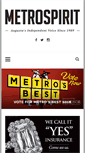 Mobile Screenshot of metrospirit.com