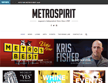 Tablet Screenshot of metrospirit.com